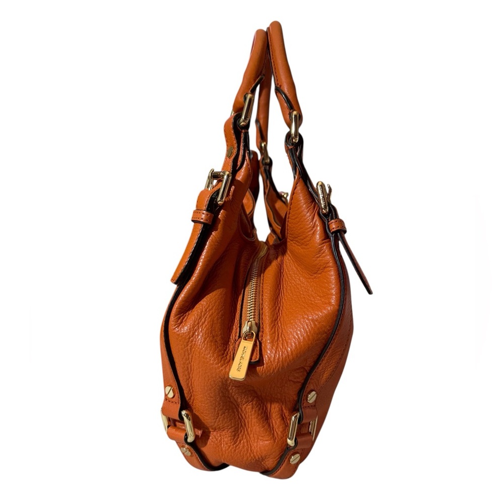 Michael Kors Burnt Orange Pebbled Leather Shoulder Hobo 🤩🧡 - Picture 2 of 13